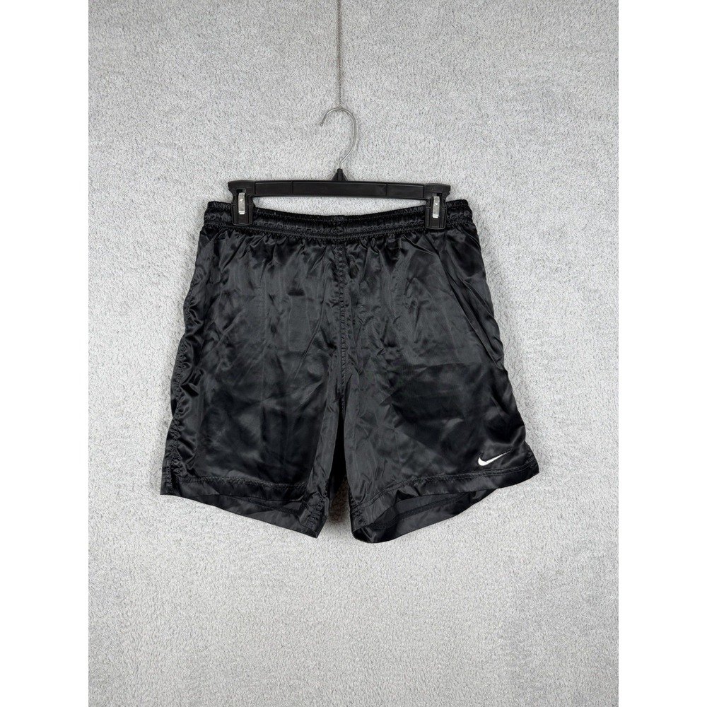 Youth Vintage Nike White Tag Black  Shorts 90s Boys 2XL(18-20)
